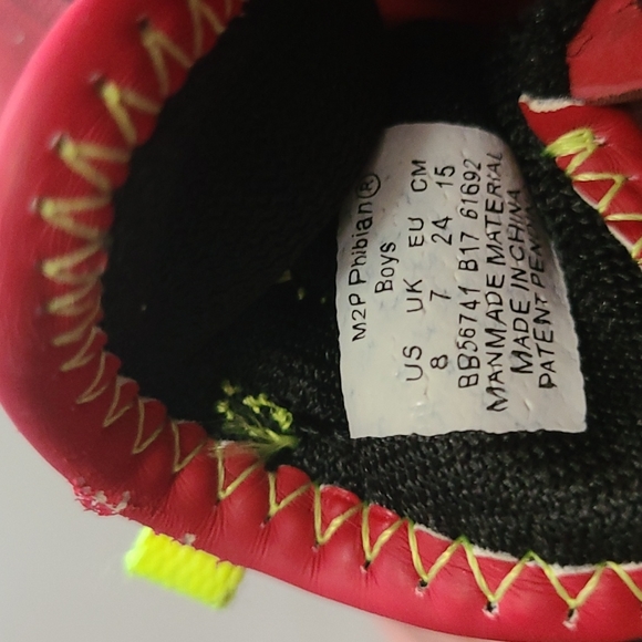 Made 2 Play velcro sneakers boys size 8 - Picture 7 of 8